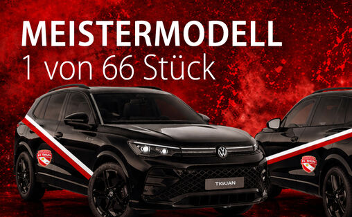 Das Meistermodell zum Meistertitel des FC Thun vom Autohaus von Känel