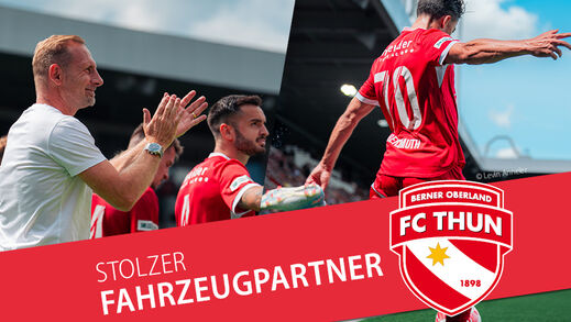 Fahrzeugpartnerschaft mit dem FC Thun