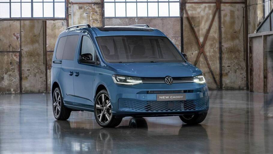 In der Ausstattung "Life" steht der Caddy auf 16-Zoll-Alurädern und verfügt über eine Klimaanlage