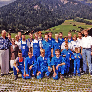 Gruppenbild Garage von Känel um 1985