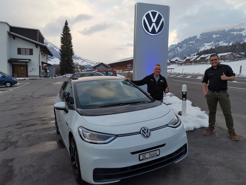 VW ID.3 für Rolf Bolliger vom Autohaus von Kànel AG Frutigen